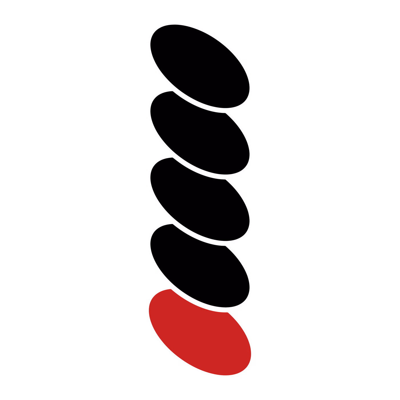A coiled spring, loaded with potential.