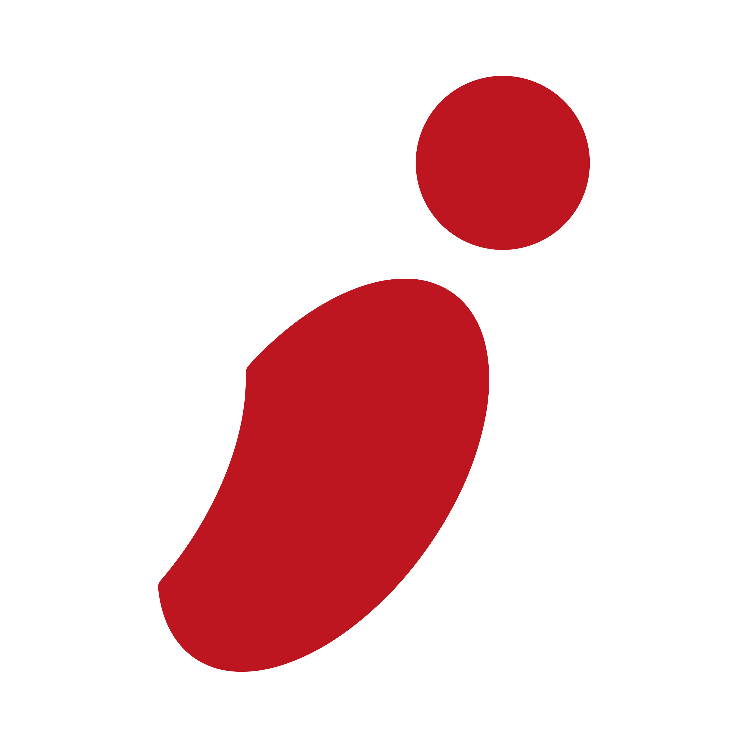 One figure, red
